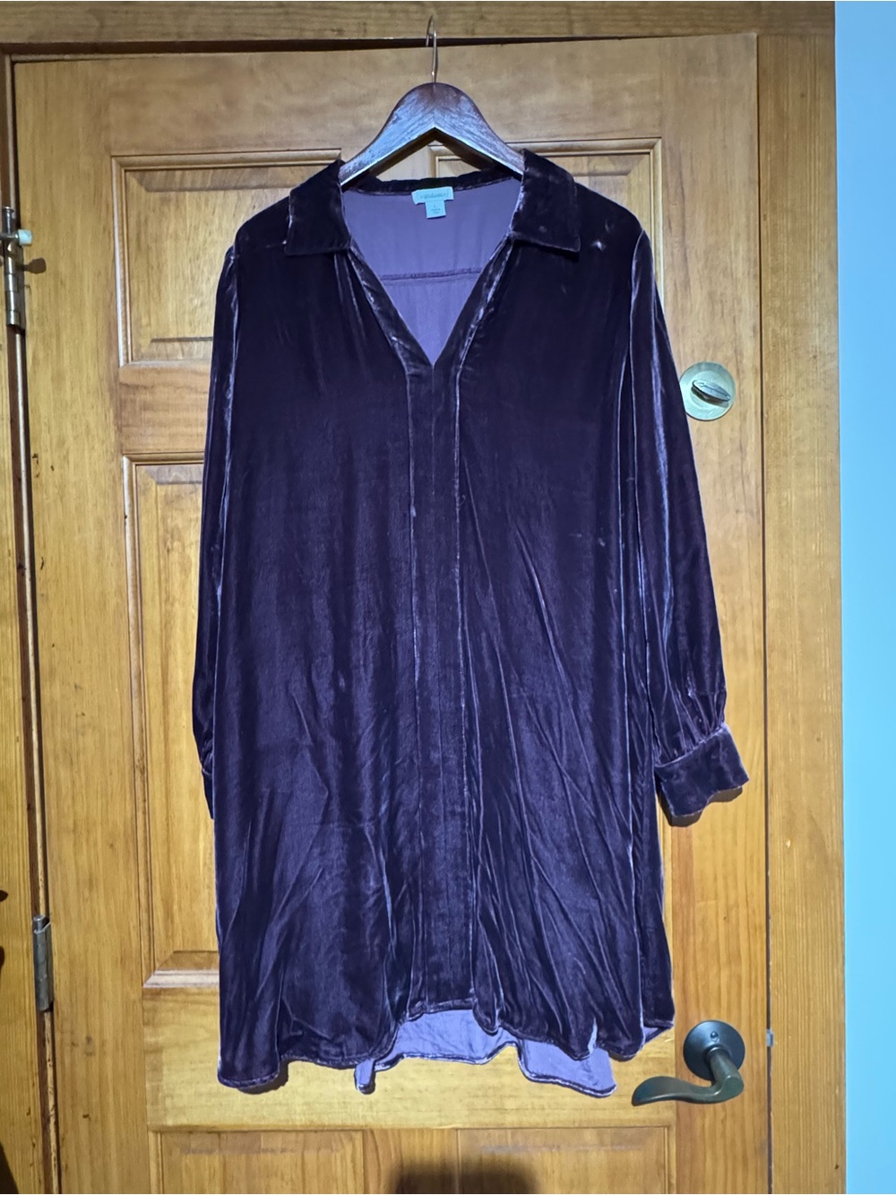 Sundance women’s Velvet dress in Deep Plum